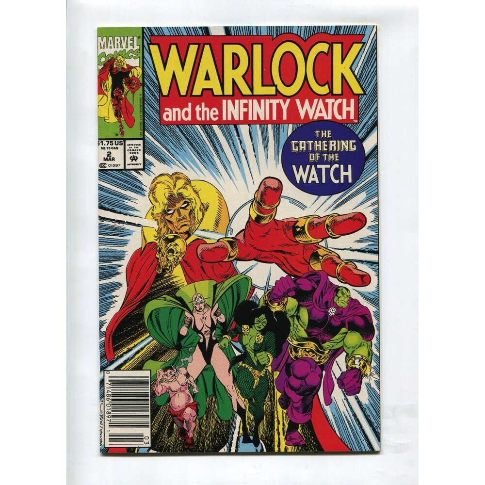 Warlock and the Infinity Watch #2 Marvel Comics 1992 Newsstand Comic Book